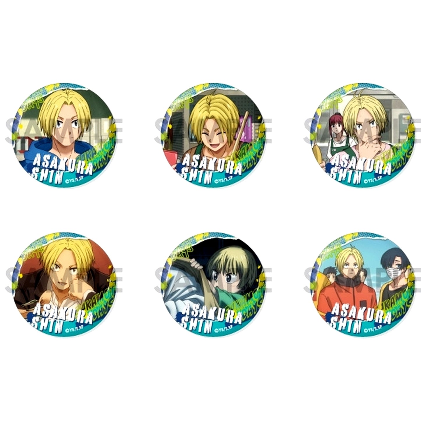 Shin Asakura SAKAMOTO DAYS Full of Shin Asakura Selection Button Set [USED]