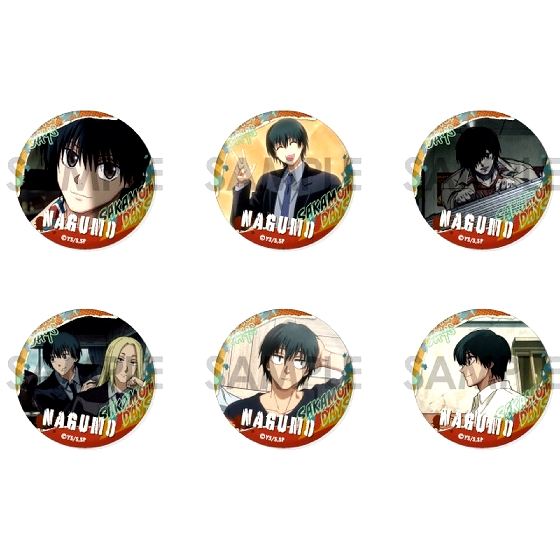 Nagumo SAKAMOTO DAYS Full of Nagumo Selection Button Set [USED]