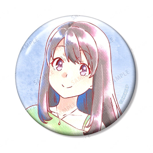 Uzuki Hirokawa Rascal Does Not Dream of Santa Claus Trading Ani-Art Aqua Label Button [USED]