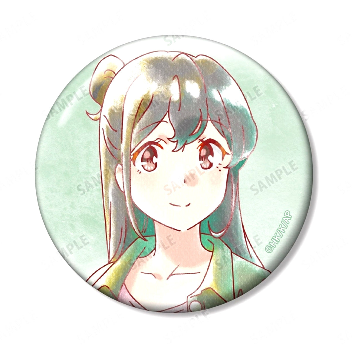 Miori Mito Rascal Does Not Dream of Santa Claus Trading Ani-Art Aqua Label Button [USED]