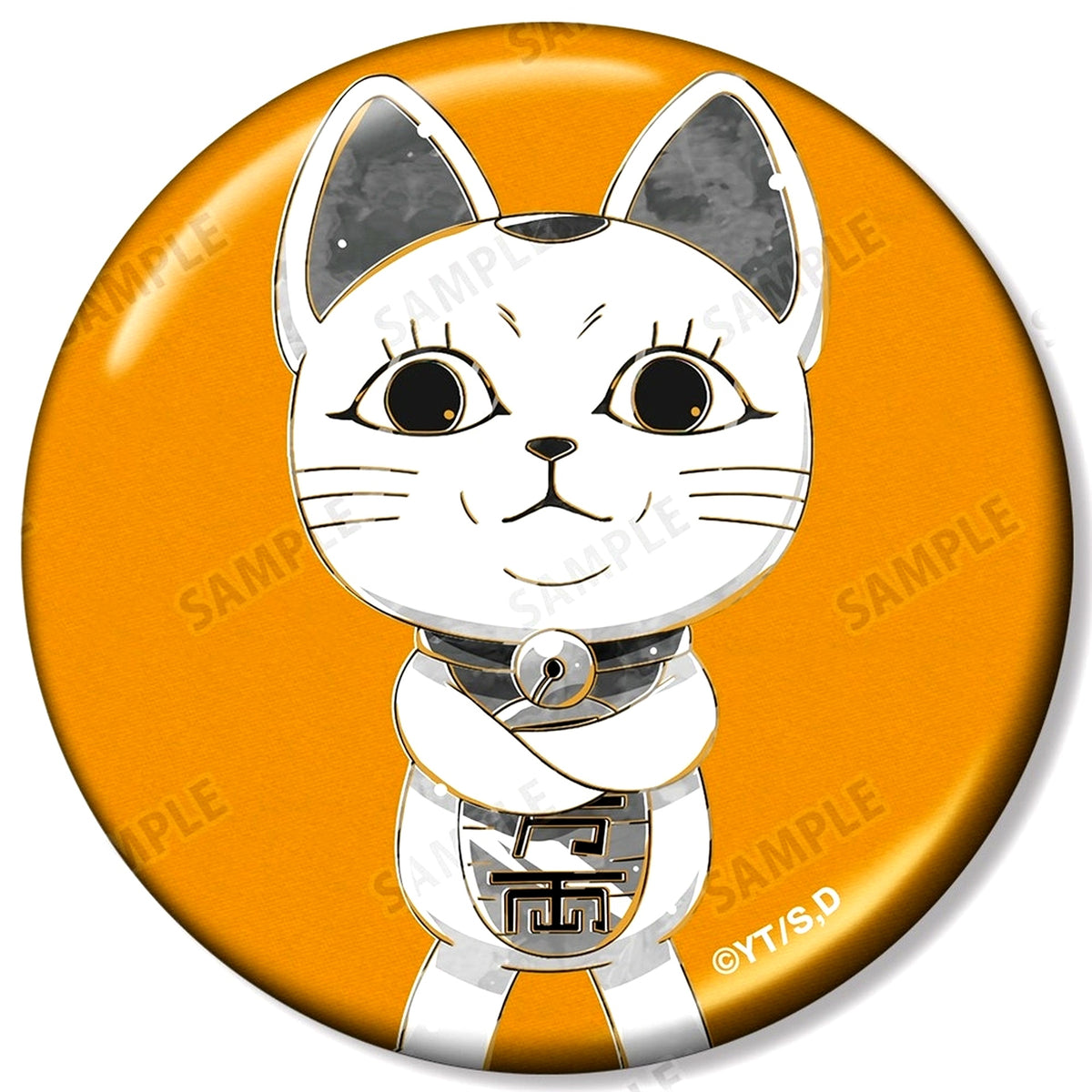 Turbo Granny Lucky Cat Dandadan Trading Ani-Art Black Label Metallic Button [USED]