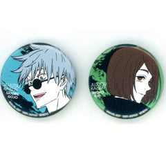 Satoru Gojo Shoko Ieiri Jujutsu Kaisen Ichiban Kuji 5th Anniversary Button Set Prize L [USED]
