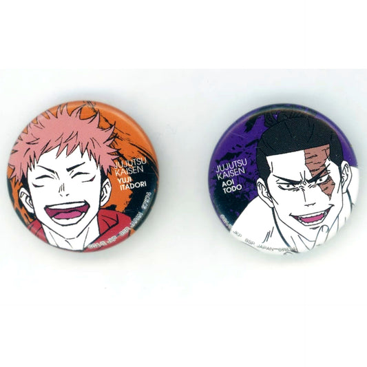 Jujutsu Kaisen Yuji Itadori Aoi Todo Ichiban Kuji 5th Anniversary Button Set Prize L [USED]