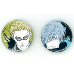 Kento Nanami / Satoru Gojo Badge Set Ichiban Kuji Jujutsu Kaisen 5th Anniversary Prize L [USED]