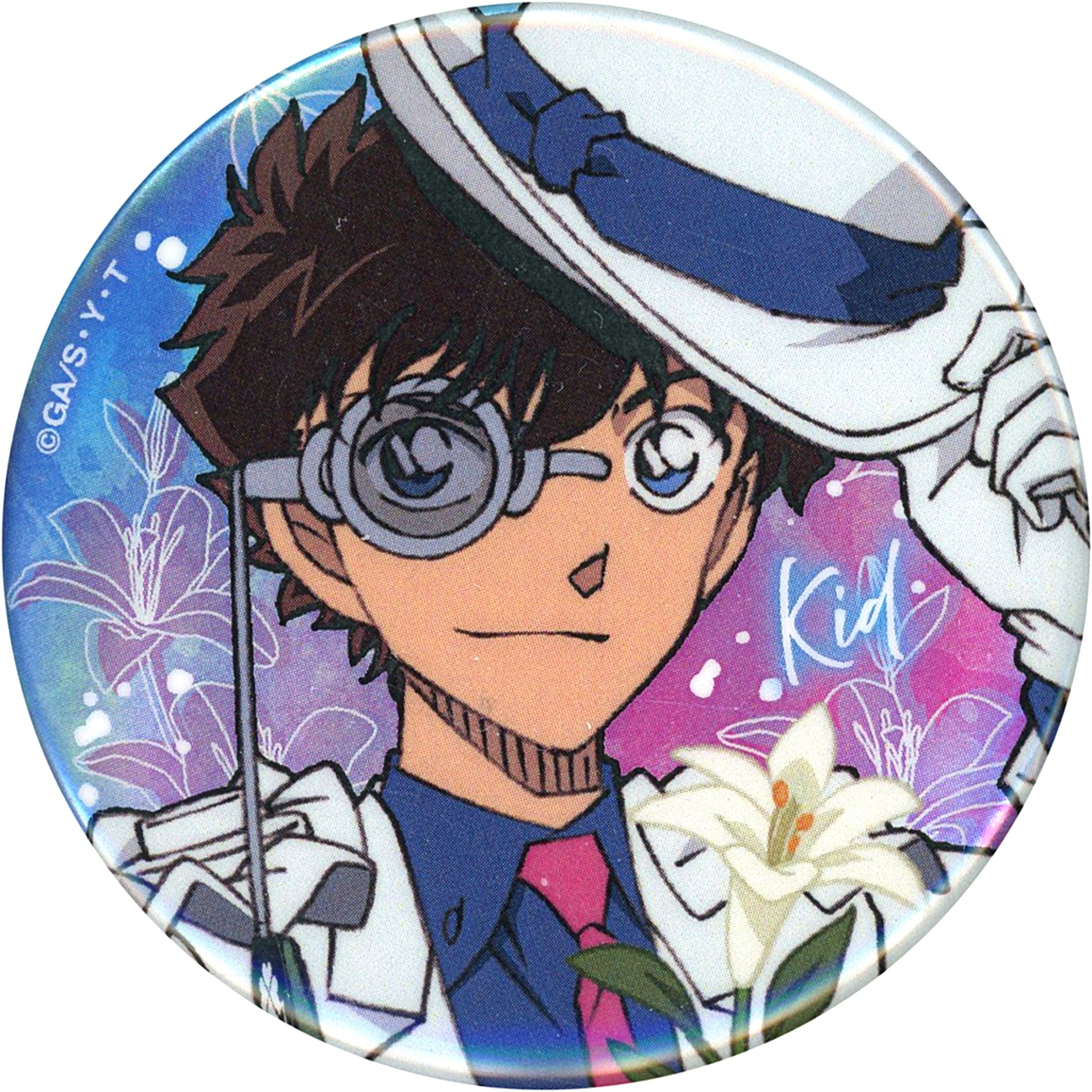 Kaito Kid Detective Conan Trading Hologram Button Blouse Style Ver. Vol. 2 [USED]