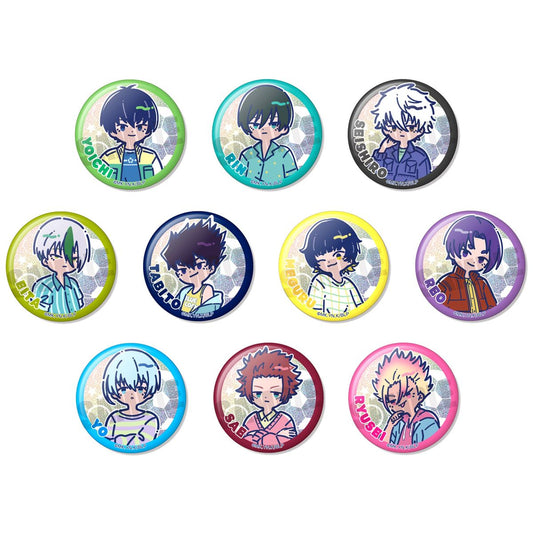 Set of 10 Blue Lock Retopop 6th Wave Sparkle Button [USED]