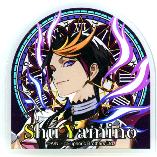 Shu Yamino Virtual YouTuber Nijisanji Acrylic Badge Normal Ver. NIJISANJI NIJISANJI EN x Garten of Banban x Daiba Haunted School [USED]