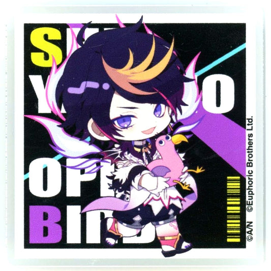 Shu Yamino Virtual YouTuber Nijisanji Acrylic Badge Mini Normal Ver. NIJISANJI NIJISANJI EN x Garten of Banban x Daiba Haunted School [USED]