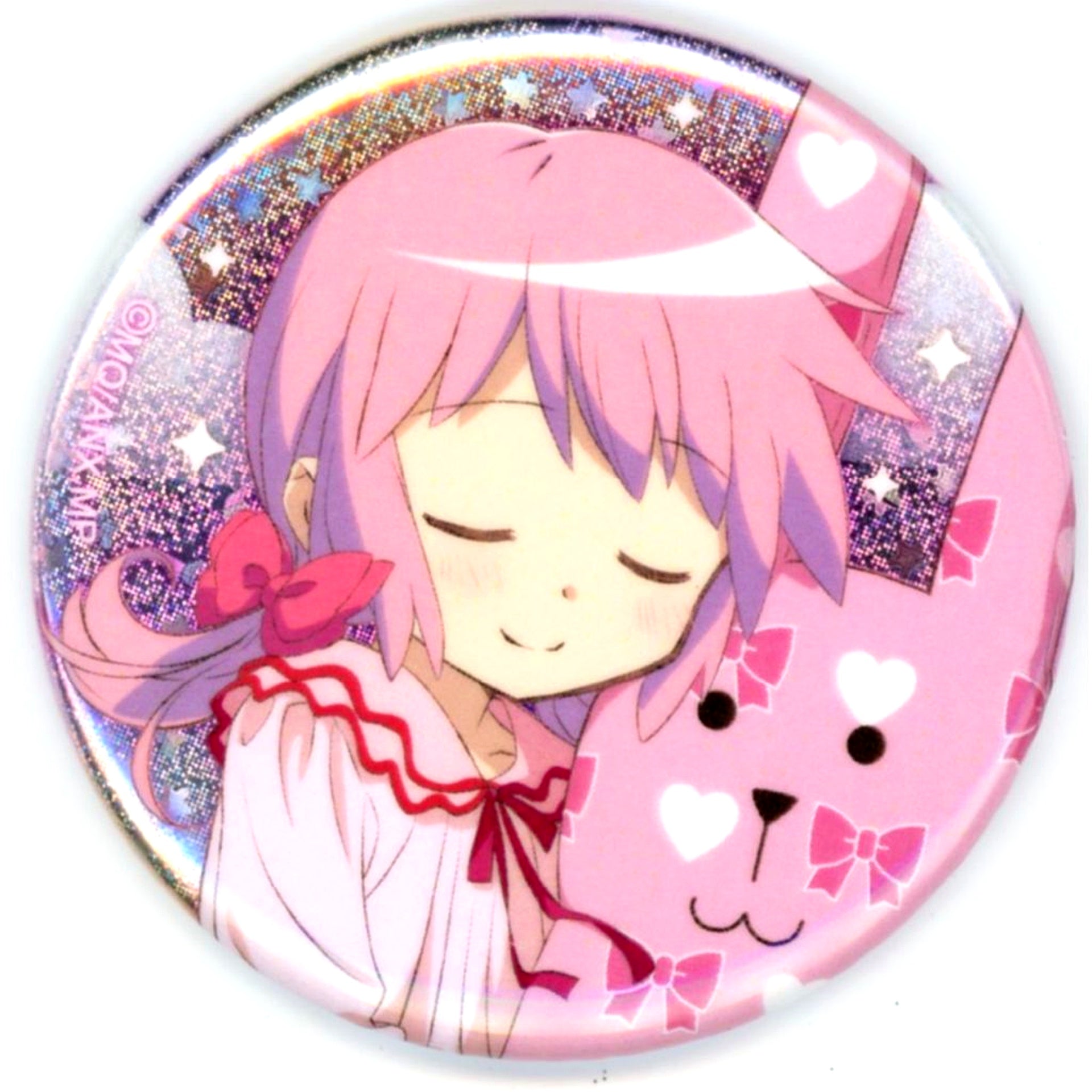 Madoka Kaname Hologram Ver. Craftholic x Puella Magi Madoka Magica The Movie Rebellion Random Button Animate Girls Fes 2025 Goods [USED]
