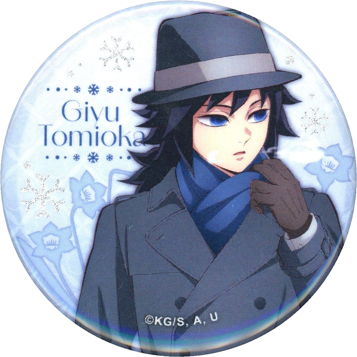 Giyu Tomioka Half Body Demon Slayer: Kimetsu no Yaiba Random Hologram Button Animate Girls Festival 2025 Goods [USED]