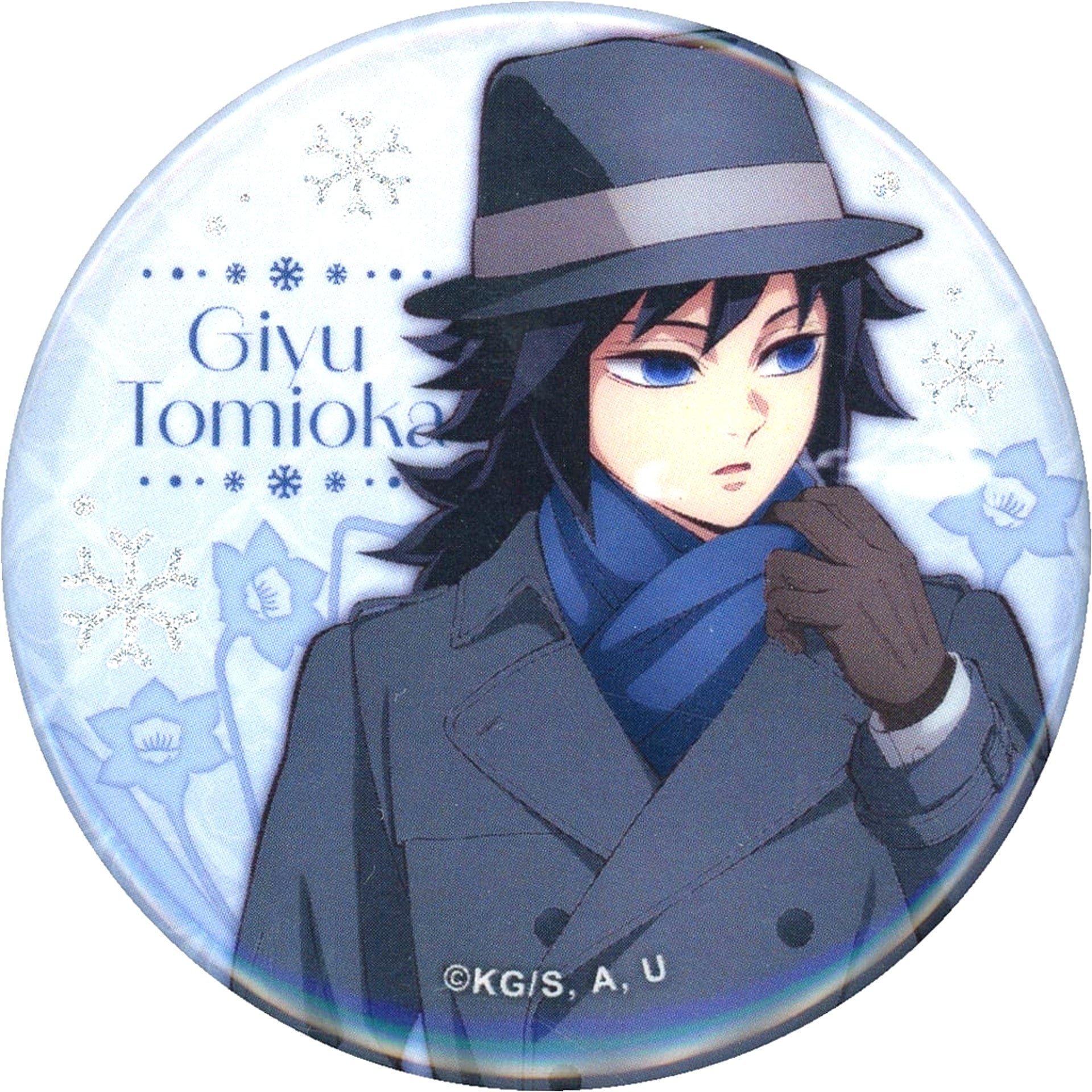 Giyu Tomioka Half Body Demon Slayer: Kimetsu no Yaiba Random Hologram Button Animate Girls Festival 2025 Goods [USED]