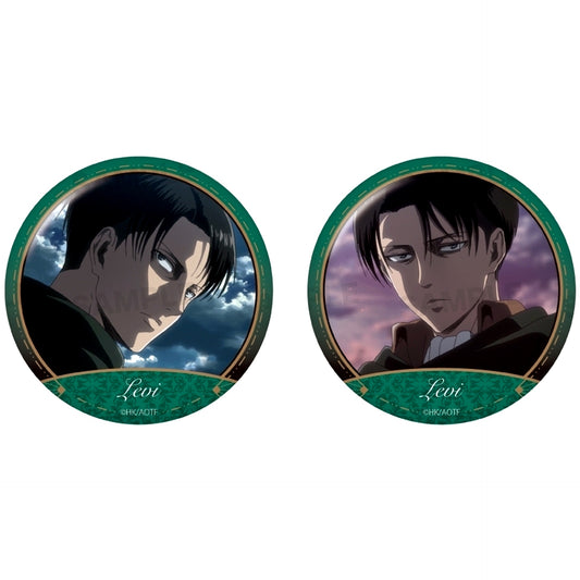 Levi Attack on Titan Button 2 Piece Set [USED]