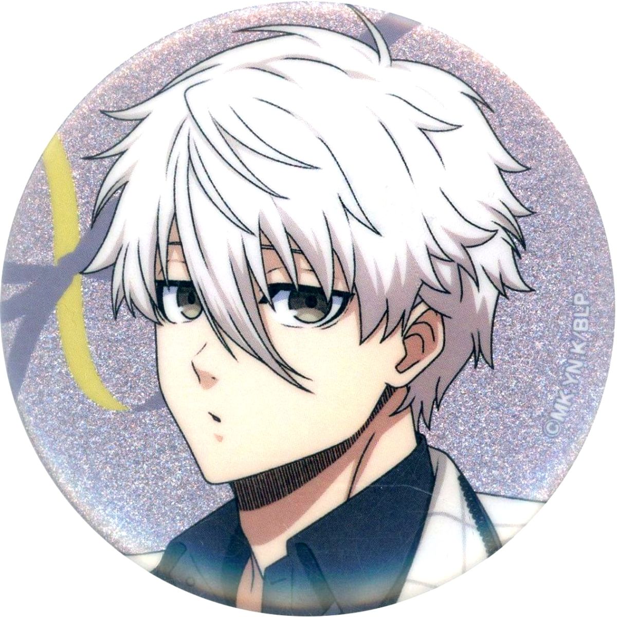 Seishiro Nagi Blue Lock Trading Glitter Button Balletcore Style [USED]