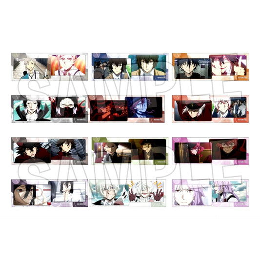 Set of 12 Bungo Stray Dogs Trading Long Button Box 2 [USED]