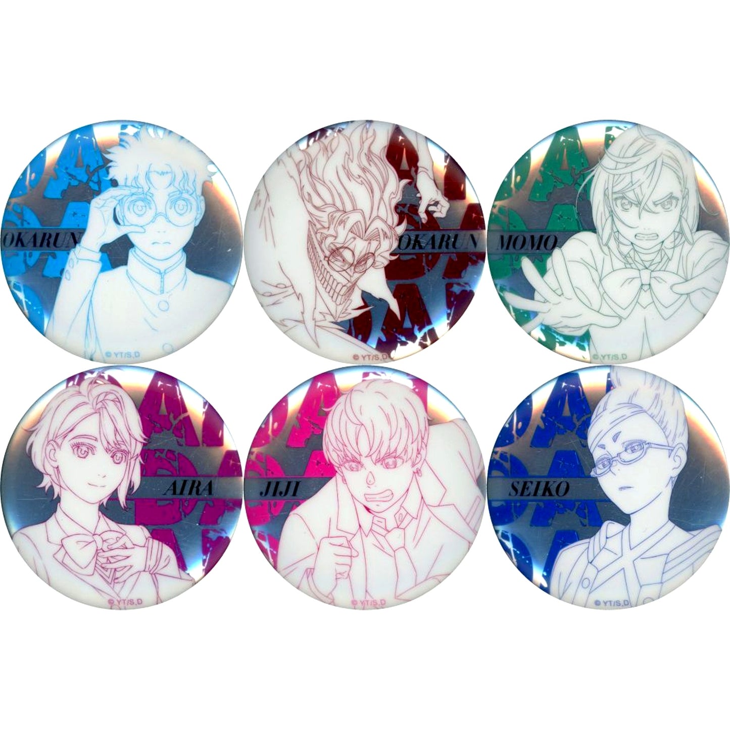 Set of 6 Dandadan Button Set 3 [USED]