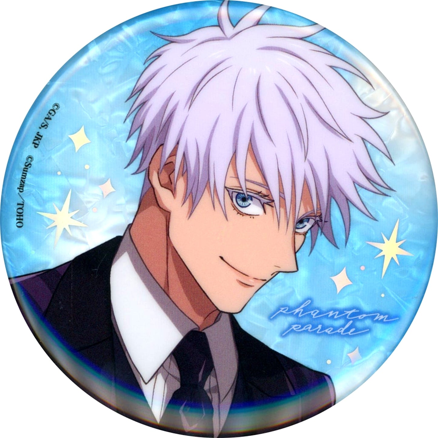 Satoru Gojo Jujutsu Kaisen Phantom Parade Gen'ei Yagyo Honpo 2nd Anniversary Pop Up Store Button [USED]