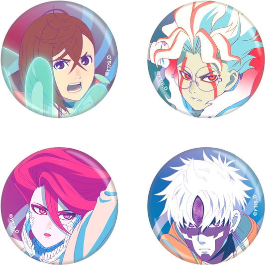 Set of 4 Dandadan Character Button Collection [USED]