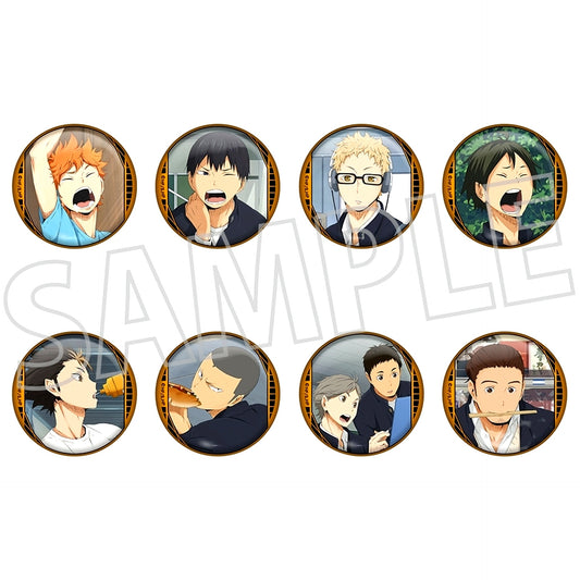 Set of 8 Haikyu!! Character Button Collection Vol. 1 [USED]