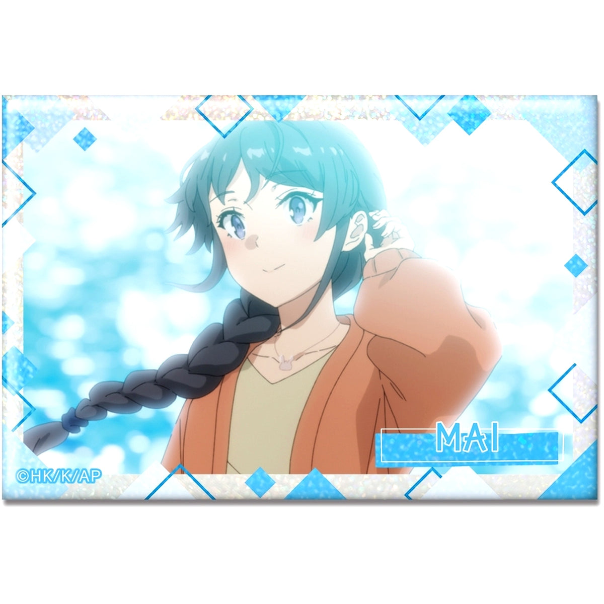 Mai Sakurajima Design 01 A Hologram Button Rascal Does Not Dream of Santa Claus [USED]