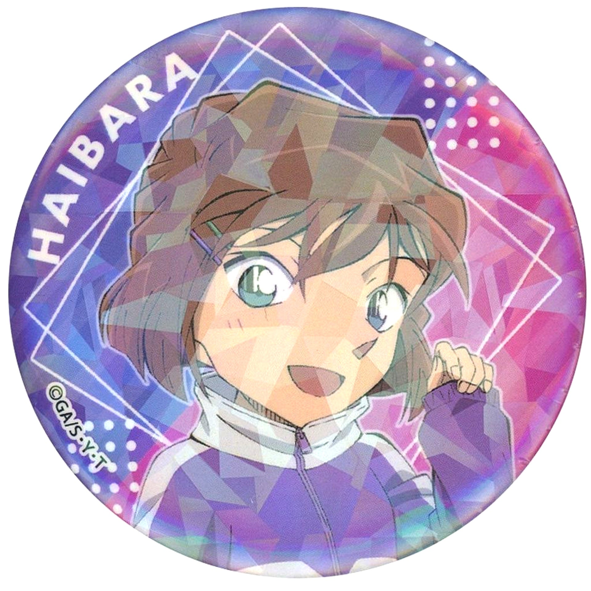 Ai Haibara Hologram Detective Conan Trading Kira Holo MIX Button Jump [USED]