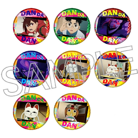 Set of 8 Dandadan TV Anime Many Faces Button Vol. 2 [USED]