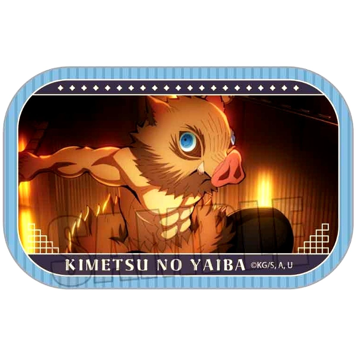 Inosuke Hashibira Demon Slayer: Kimetsu no Yaiba Infinity Castle Ver. Memories Square Button [USED]