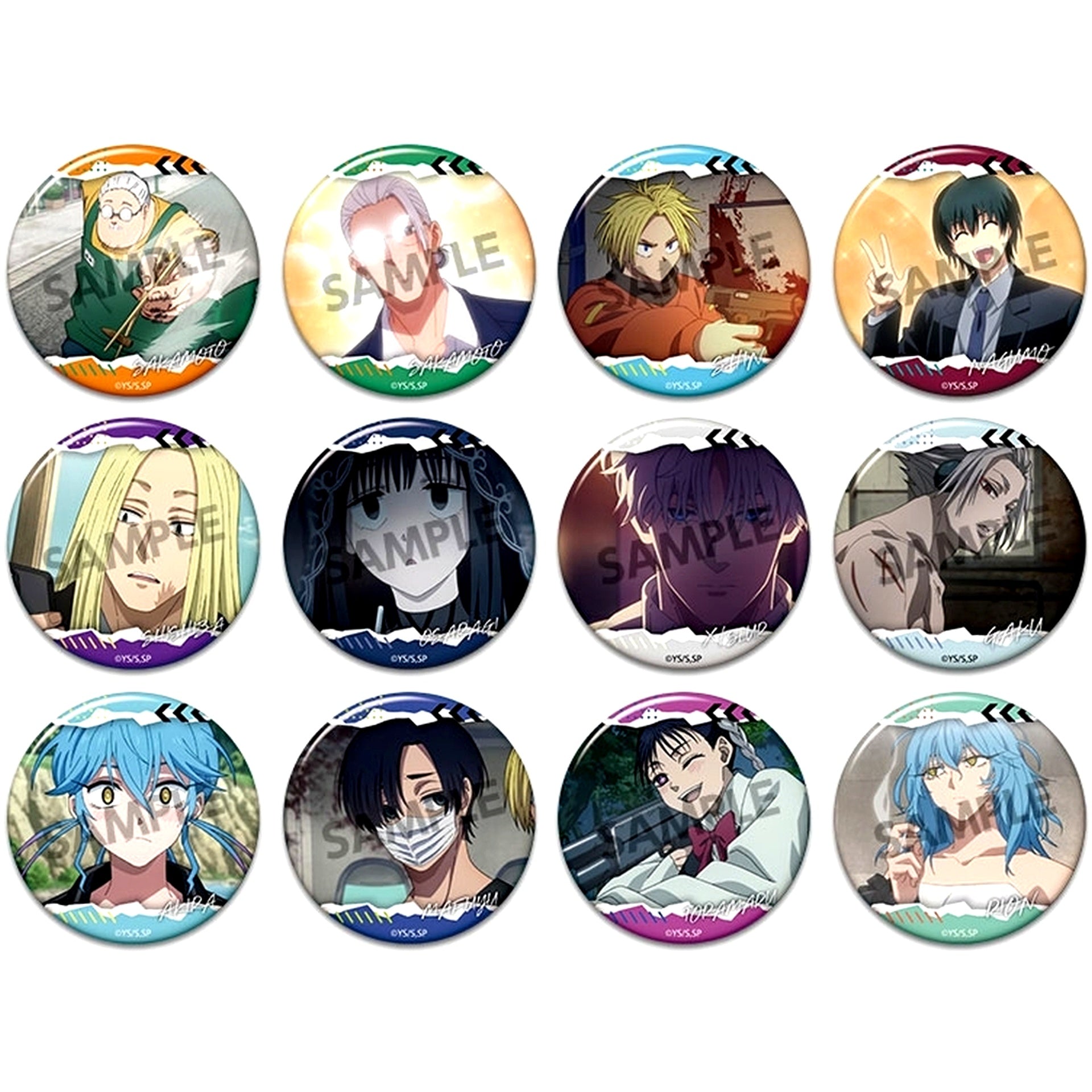 Set of 12 SAKAMOTO DAYS Button Collection Vol.4 [USED]