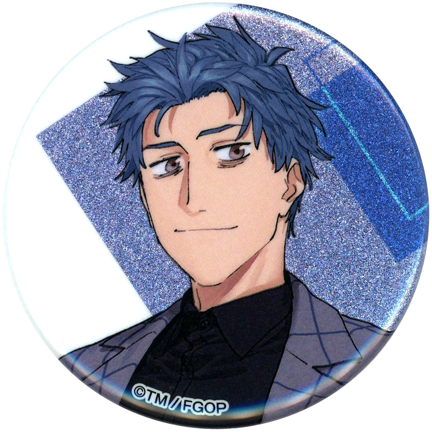 Saber Hajime Saito Fate/Grand Order Lawson FGO 10th Anniversary Project Campaign Glitter Button [USED]