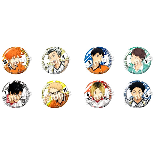 Set of 8 Haikyu!! VS Rivals Color Palette Button [USED]