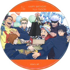 Yuji Itadori A Jujutsu Kaisen Happy Birthday BIG Button [USED]