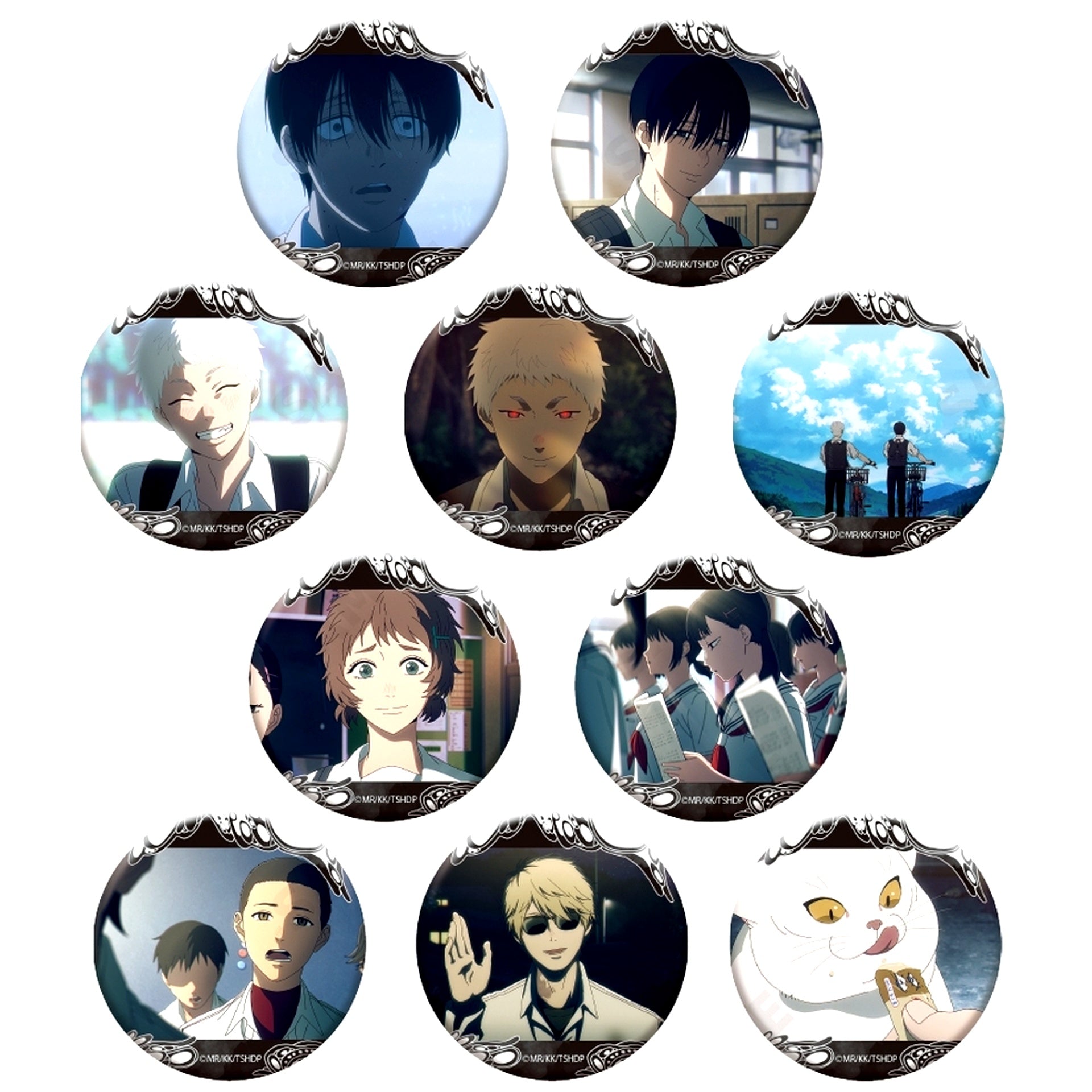 Set of 10 The Summer Hikaru Died Trading Button [USED]