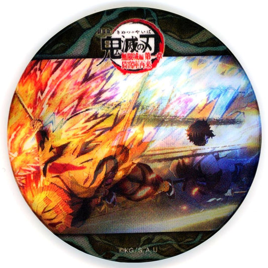 Zenitsu Agatsuma F Demon Slayer: Kimetsu no Yaiba - The Movie: Infinity Castle x ufotable Cafe x Machi Asobi CAFE The Decisive Battle Begins 3rd Term Zenitsu vs Kaigaku Battles in Various Locations Part 2 Thunder Breathing Random Action Animation Button [
