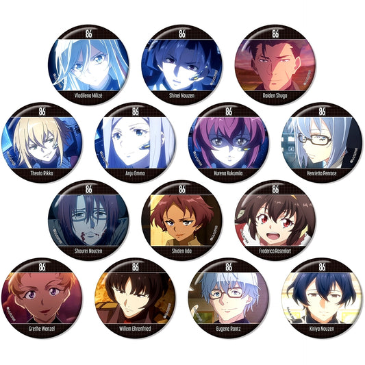 Set of 14 86 Eighty-Six Trading Scene Shot Button Vol. 2 [USED]
