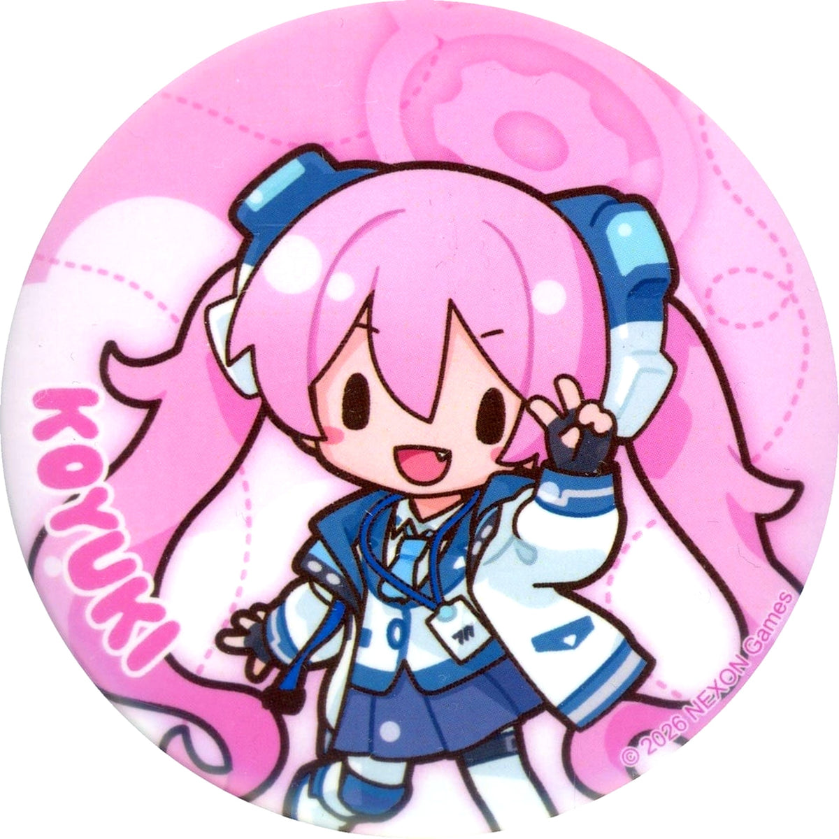 Koyuki Kurosaki B F-6 Prize Fuwapuchi BIG Button Blue Archive Fuwapuchi Vol.1 Sega Lucky Kuji Online [USED]