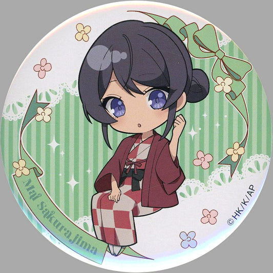 Mai Sakurajima Yukata Rascal Does Not Dream of Santa Claus Kujibikido Happy Birthday Kuji 2025 D-9 Prize Button [USED]