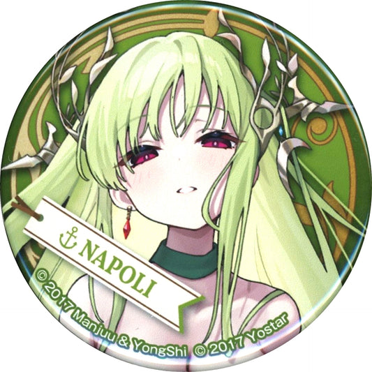 Napoli Full Body Azur Lane x Village Vanguard Button [USED]