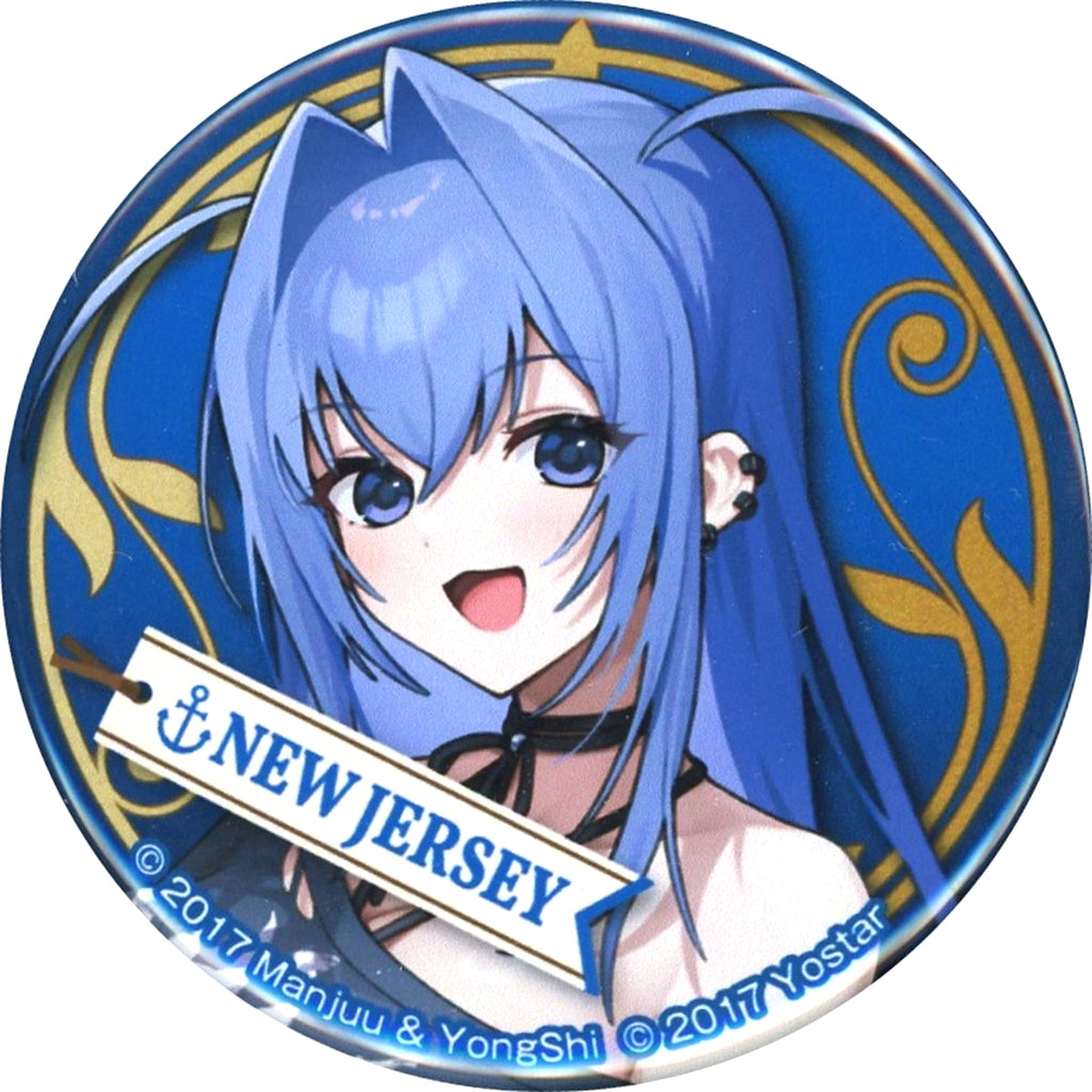 New Jersey Full Body Azur Lane x Village Vanguard Button [USED]