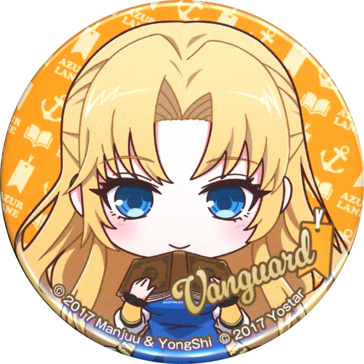 Vanguard Chibi Azur Lane x Village Vanguard Button [USED]