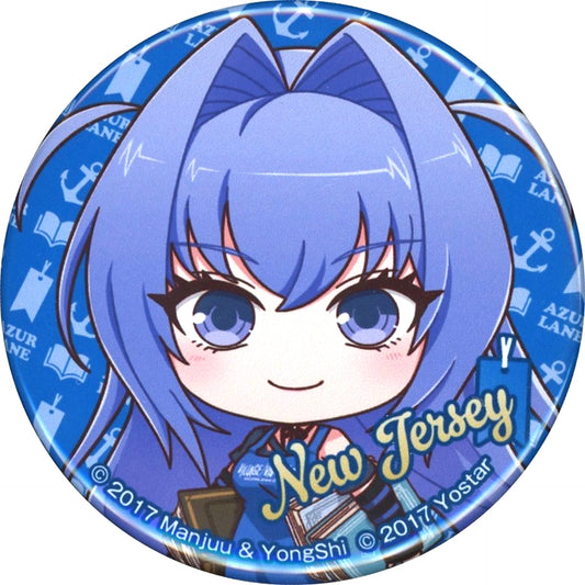 New Jersey Chibi Azur Lane x Village Vanguard Button [USED]