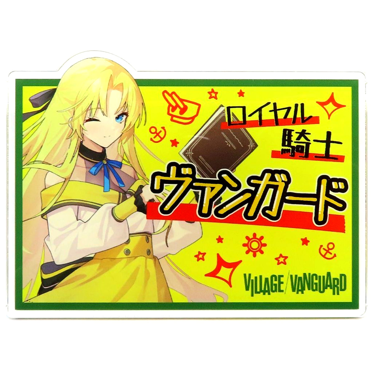 Vanguard Character Left Azur Lane x Village Vanguard Acrylic Badge [USED]