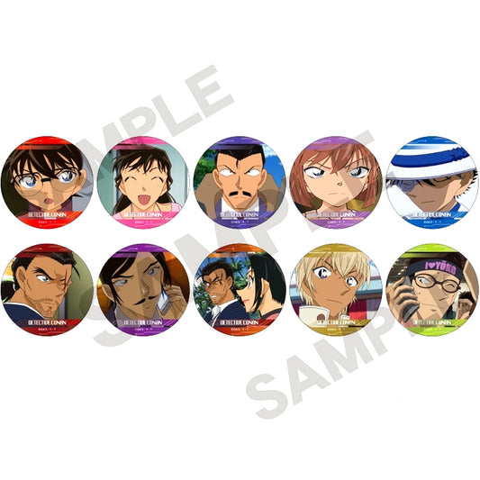 Set of 10 Detective Conan Trading Button Vol.9 [USED]