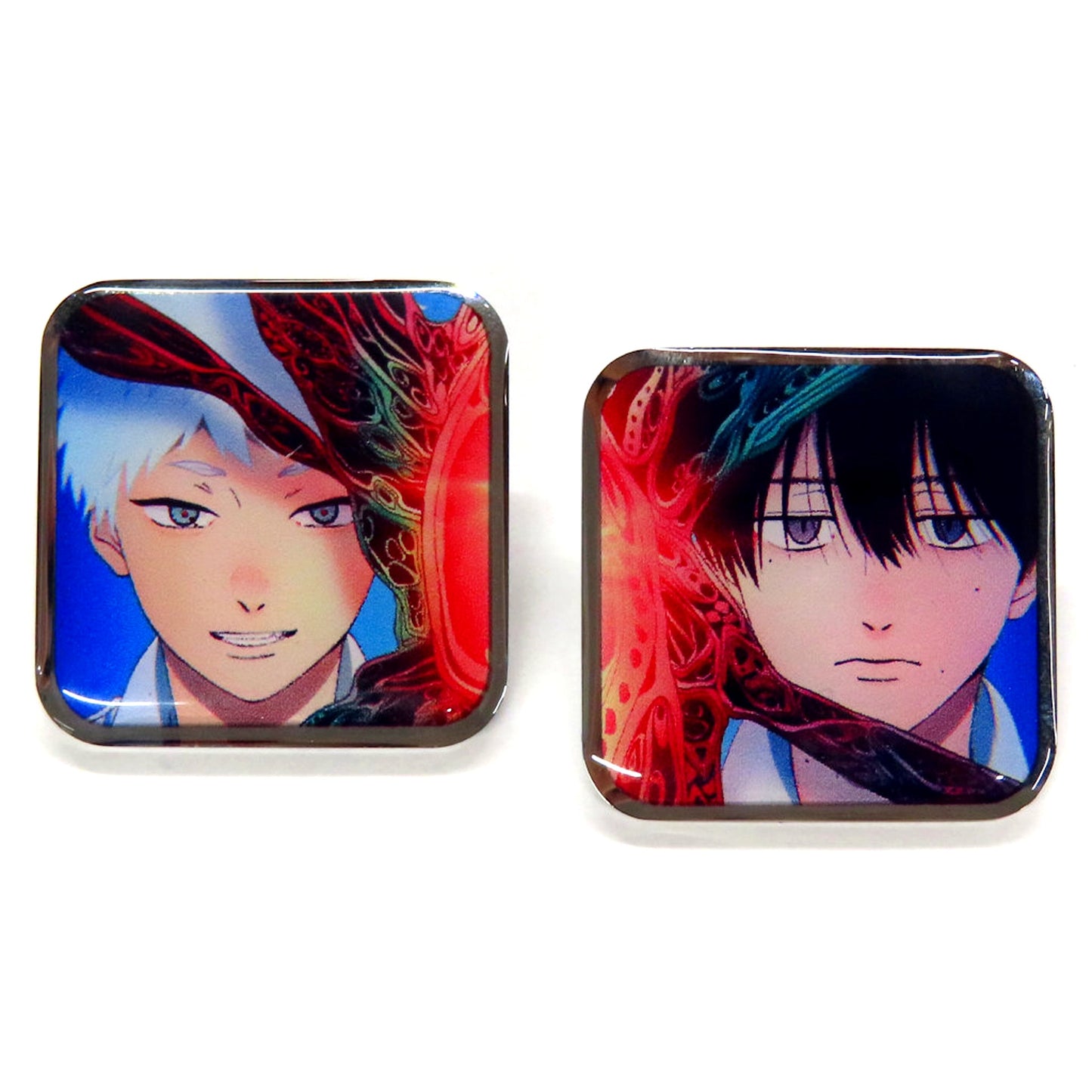 Set of 2 Yoshiki Tsujinaka & Hikaru The Summer Hikaru Died Pins Exhibition [USED]