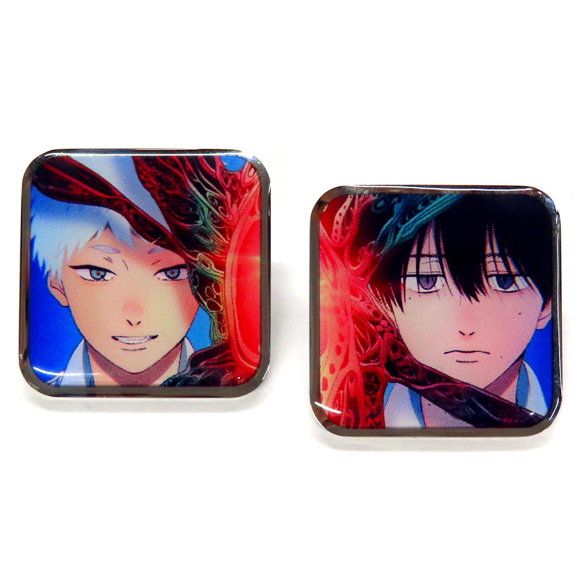 Set of 2 Yoshiki Tsujinaka & Hikaru The Summer Hikaru Died Pins Exhibition [USED]