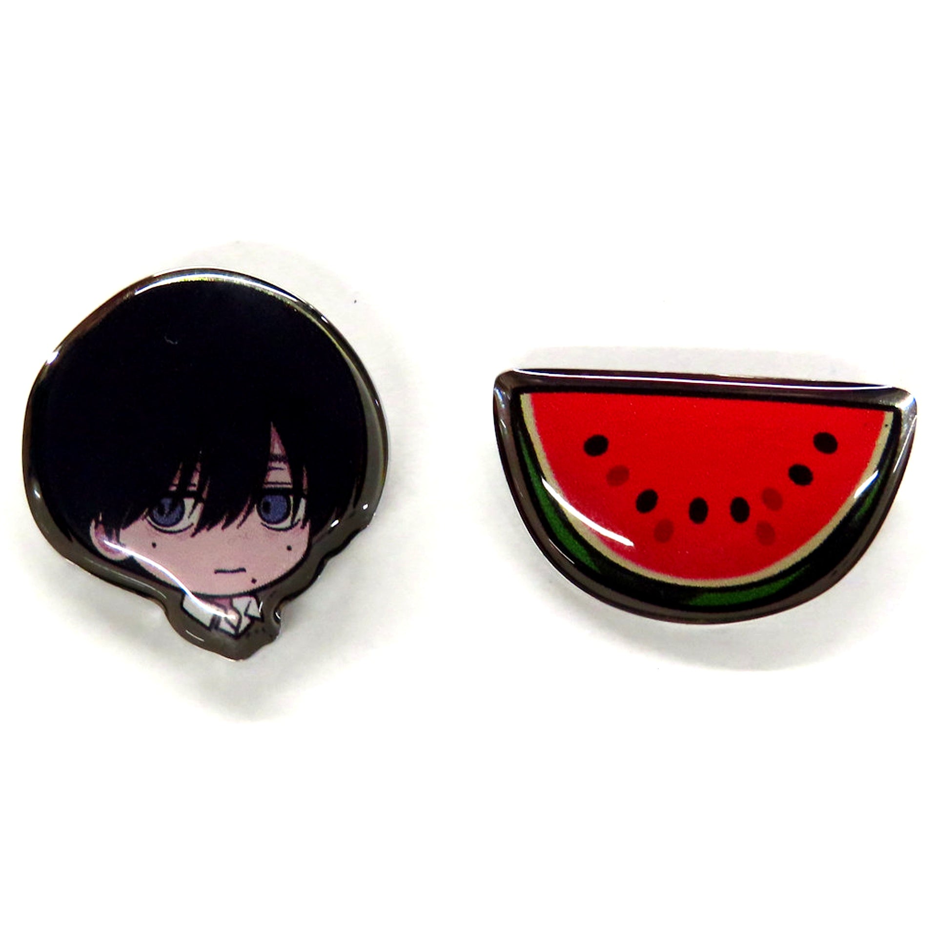 Set of 2 Yoshiki Tsujinaka The Summer Hikaru Died Pins Exhibition [USED]