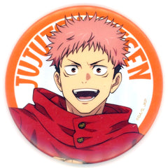 Yuji Itadori - Aurora Ver. Can Badge Sega Lucky Kuji Jujutsu Kaisen Fun Fun Fun Prize G [USED]