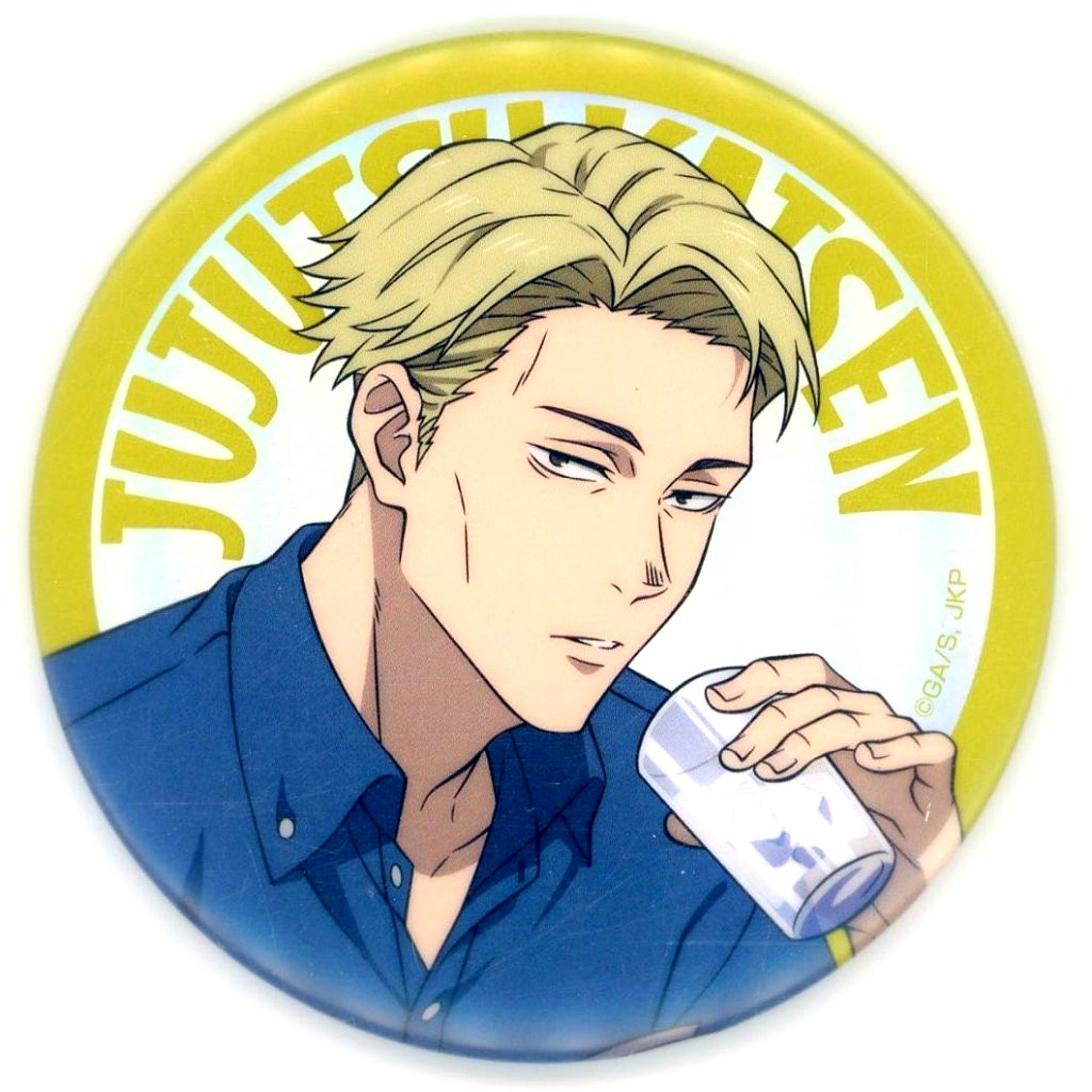 Kento Nanami Aurora Ver. G Prize Button Jujutsu Kaisen Fun!Fun!Fun! Sega Lucky Kuji [USED]