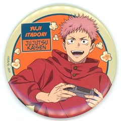 Yuji Itadori - Regular Ver. Can Badge Sega Lucky Kuji Jujutsu Kaisen Fun Fun Fun Prize G [USED]