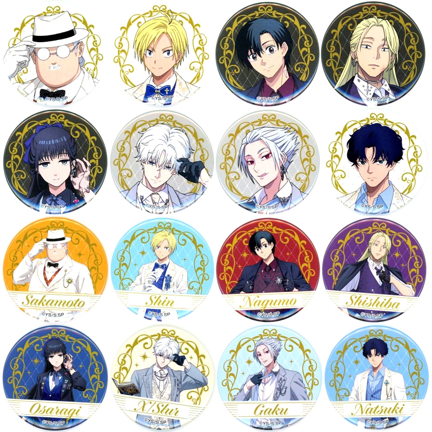 Set of 16 SAKAMOTO DAYS Button Collection [USED]