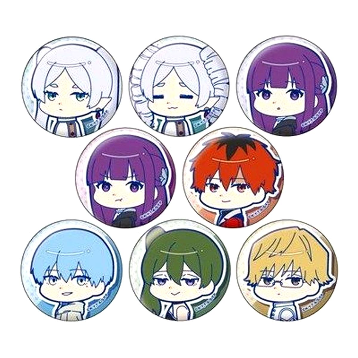 Set of 8 Frieren: Beyond Journey's End MuniChara Button [USED]