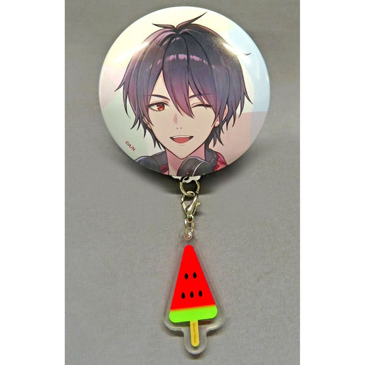 Yumeoi Kakeru Virtual YouTuber Nijisanji Charm Button Late Summer Greetings [USED]